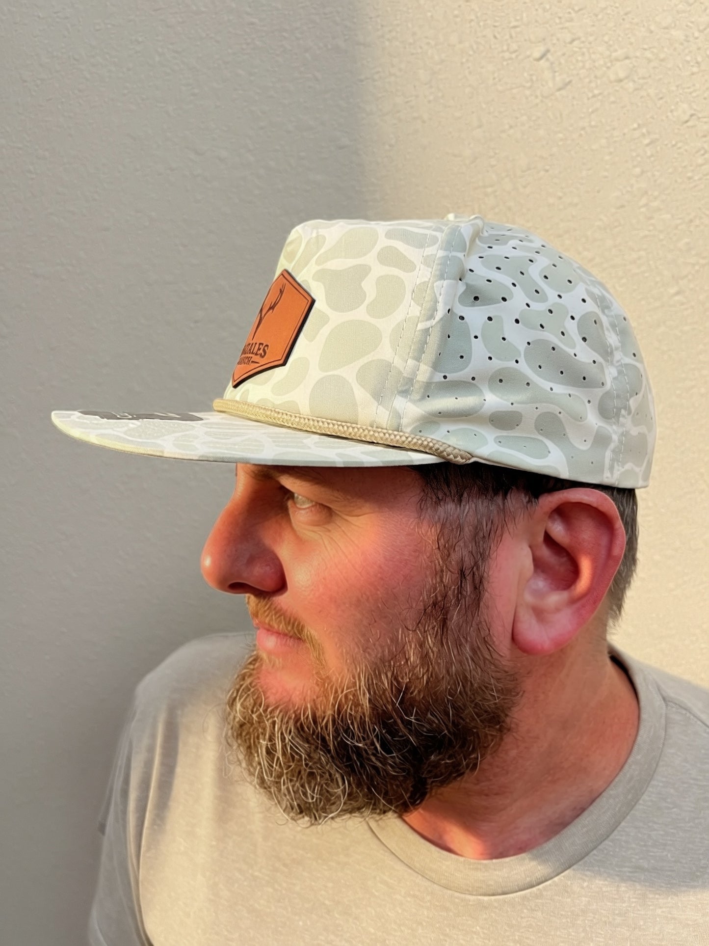Leather Legacy Logo Summer Drop-Cedar Fog