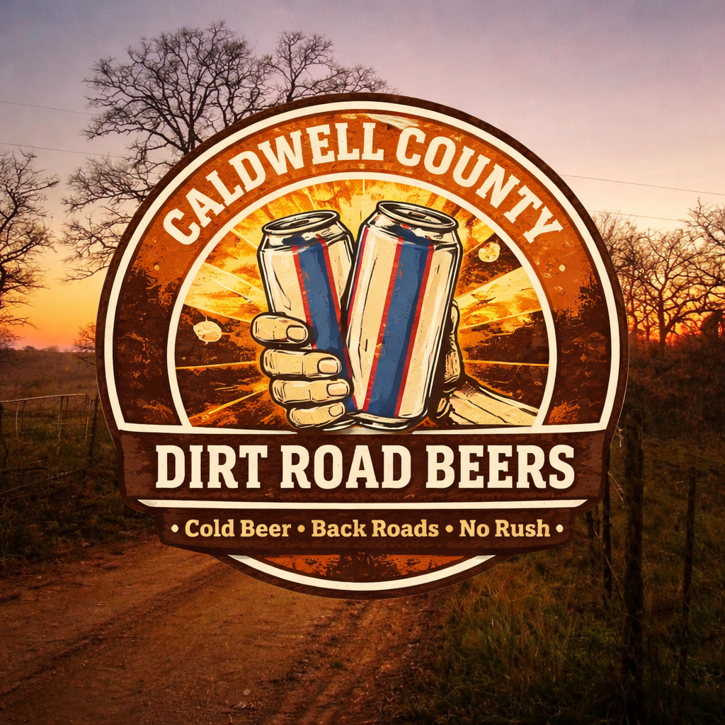 Caldwell County Dirt Road Beers Koozie