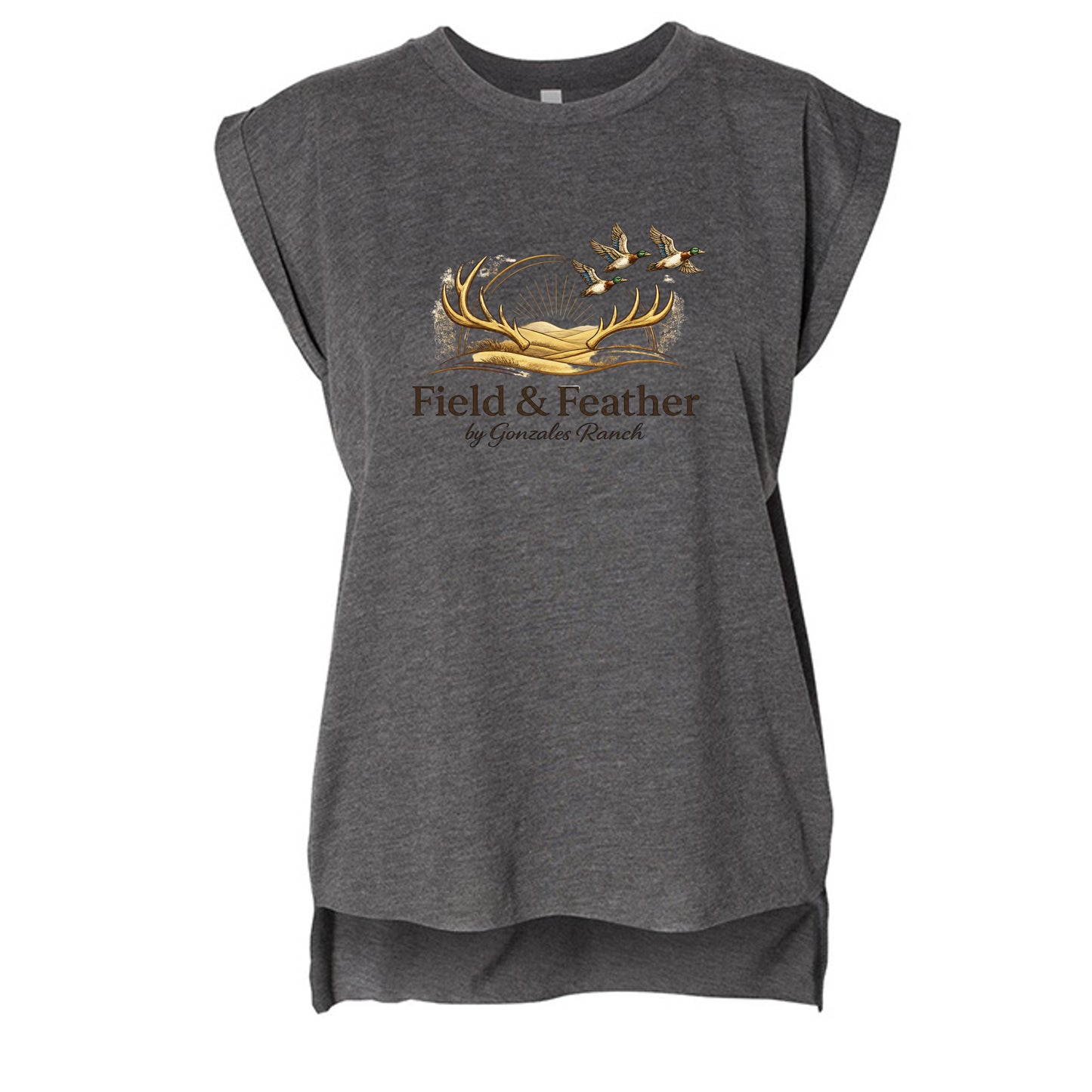 DARK GRY HEATHER - 8804 - FRONT