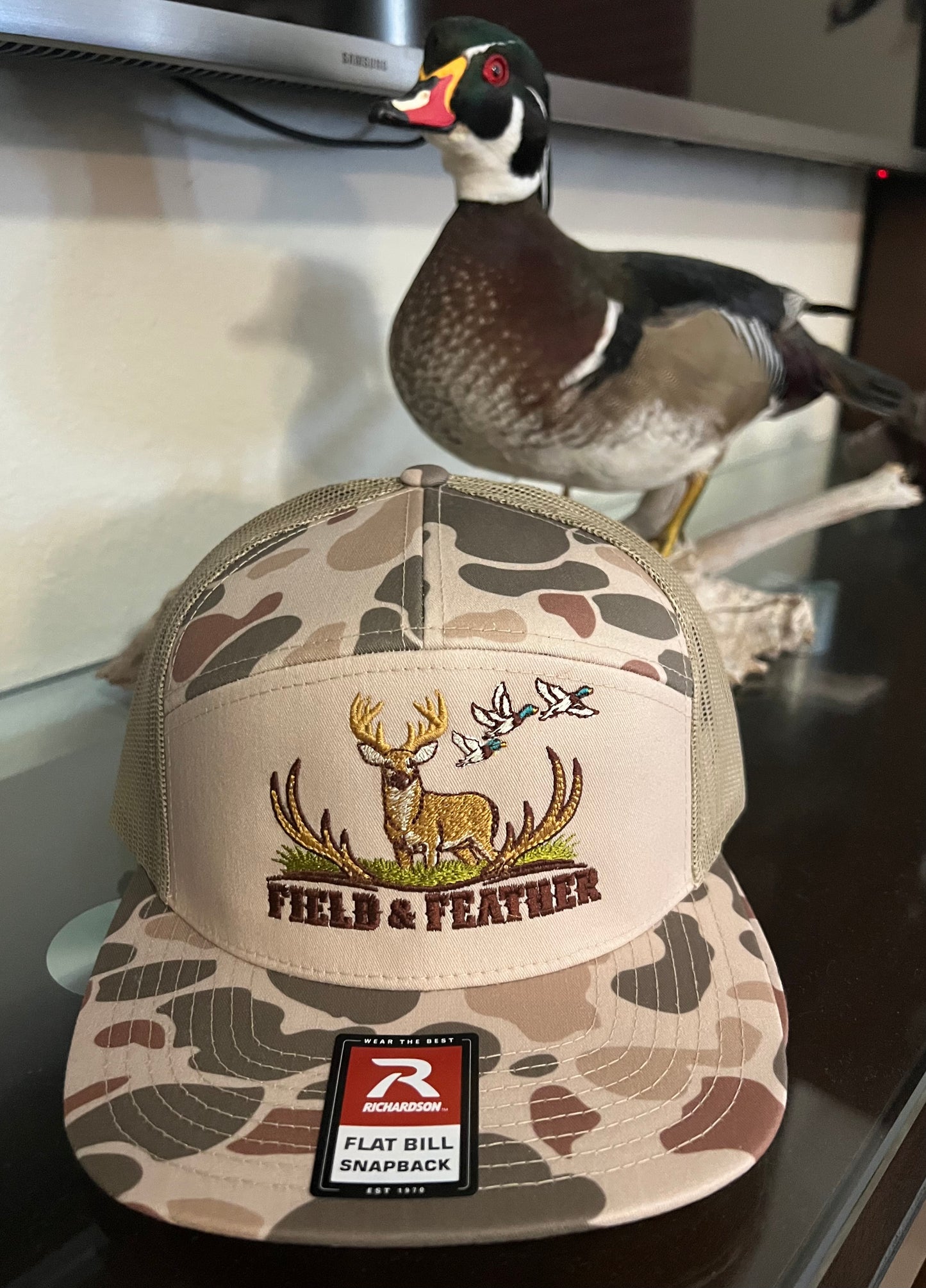 Field and Feather Duck Camo Sandstone
