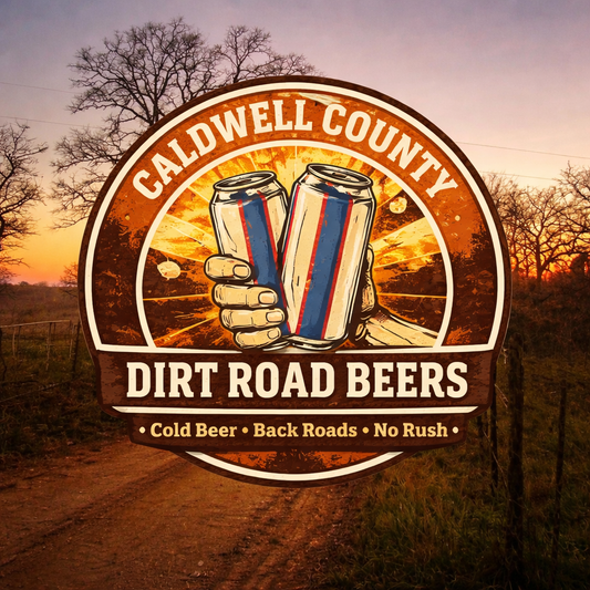 Caldwell County Dirt Road Beers Koozie
