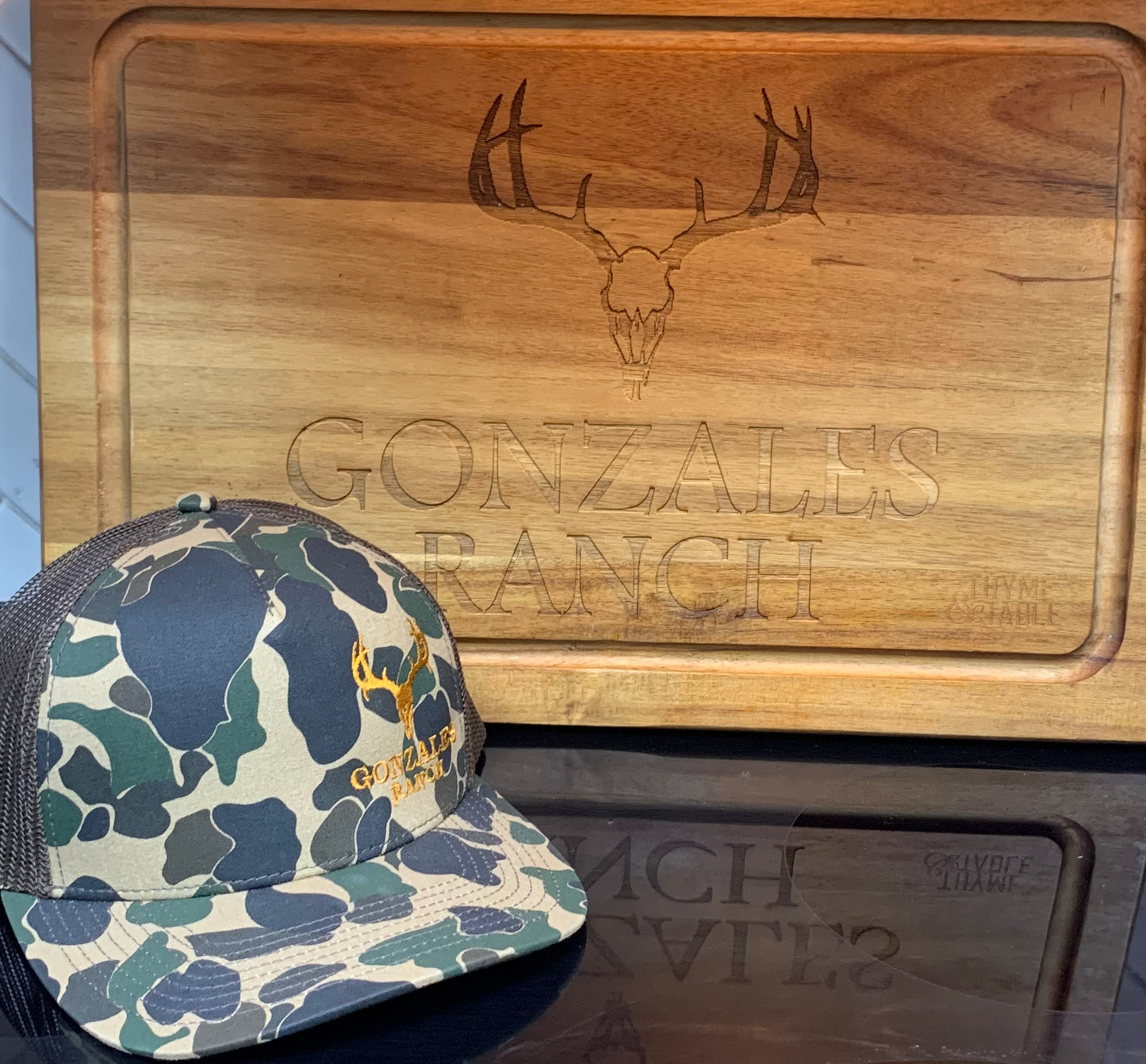 Legacy Logo Brown Camo Trucker Hat