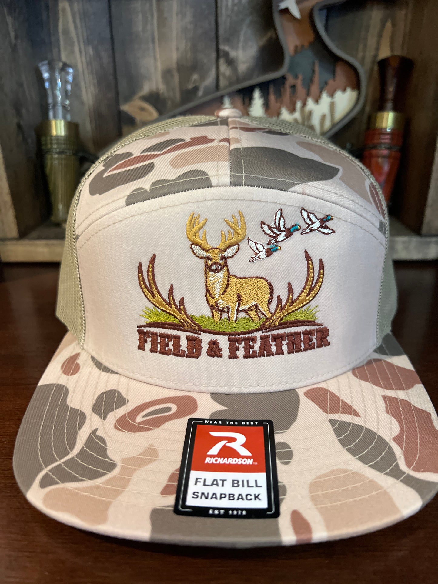 Field and Feather Duck Camo Sandstone