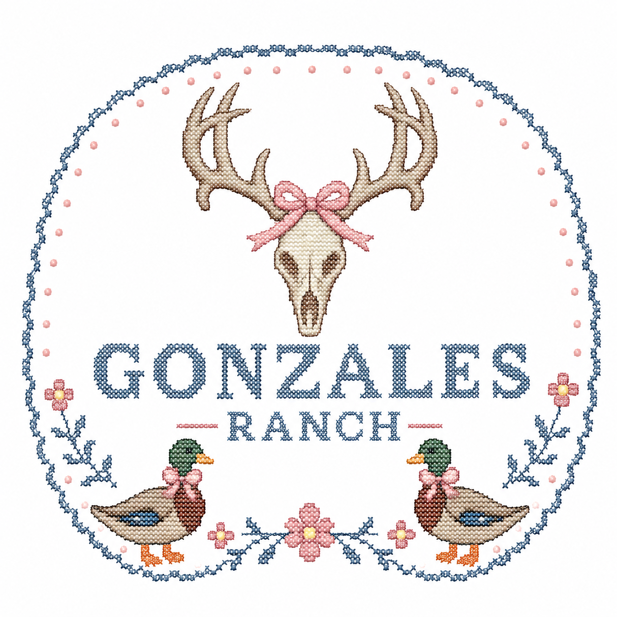 Gonzales Ranch Crochet Koozie