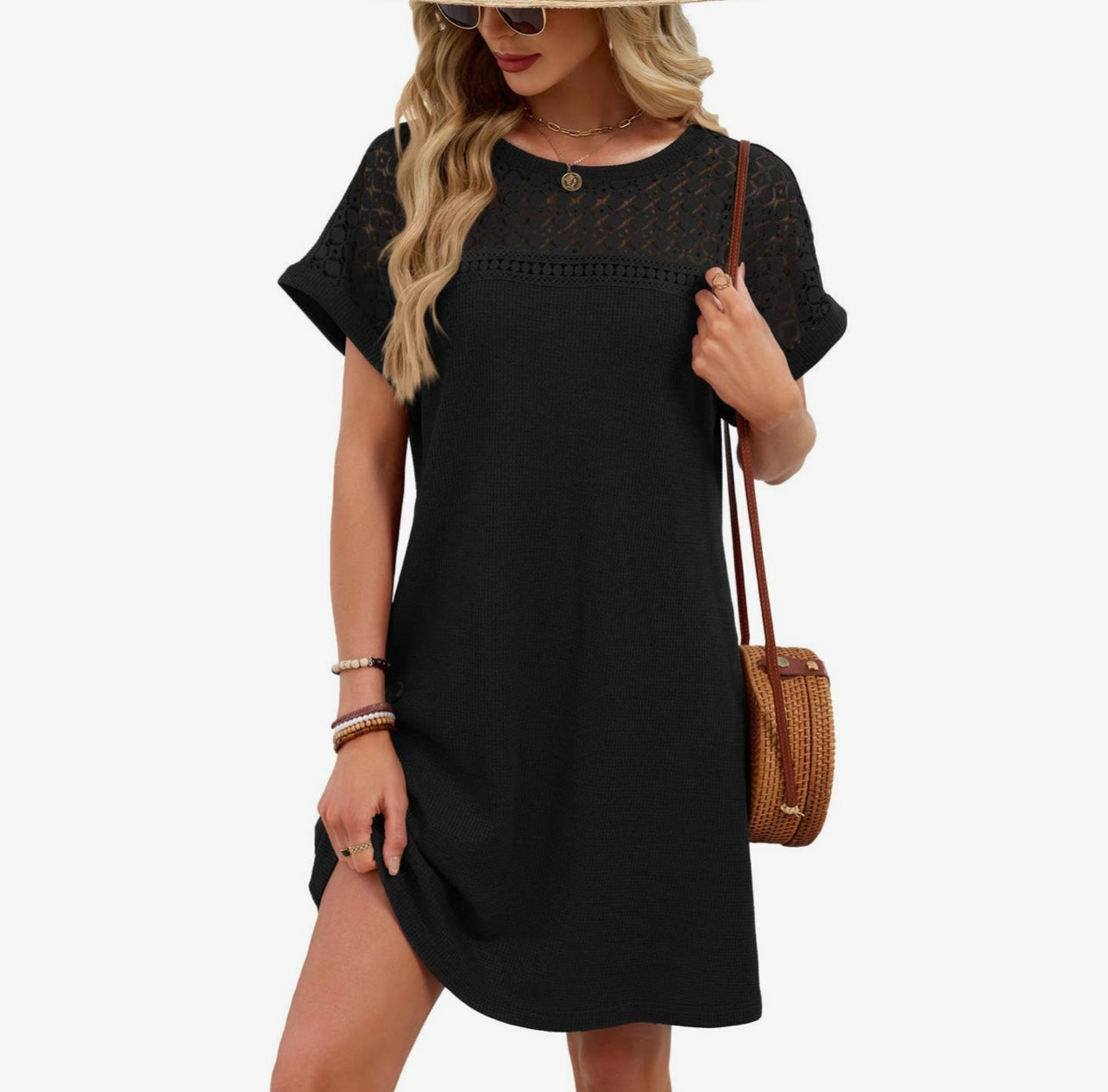 Lace Patchwork Summer Dress