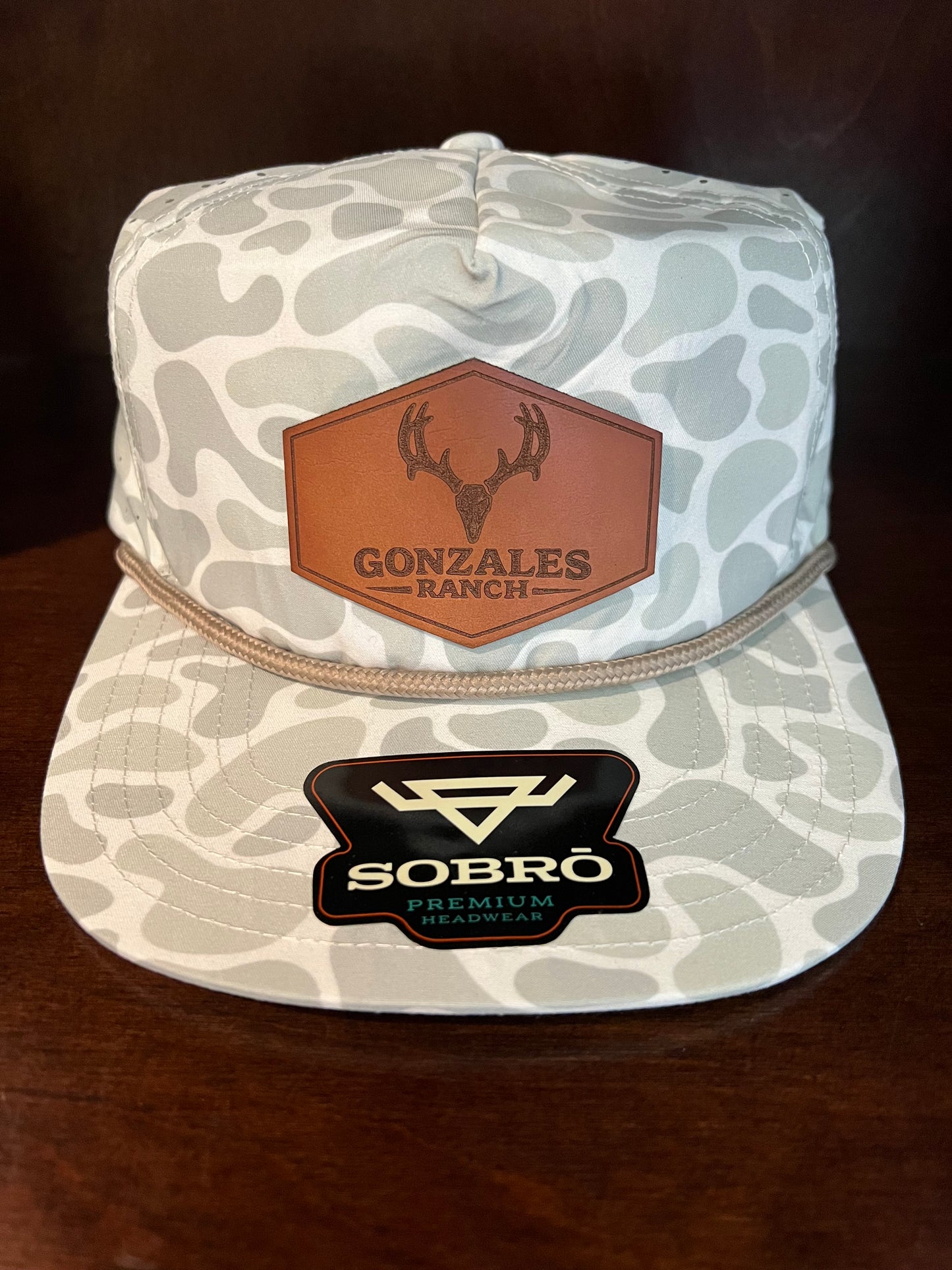 Leather Legacy Logo Summer Drop-Cedar Fog