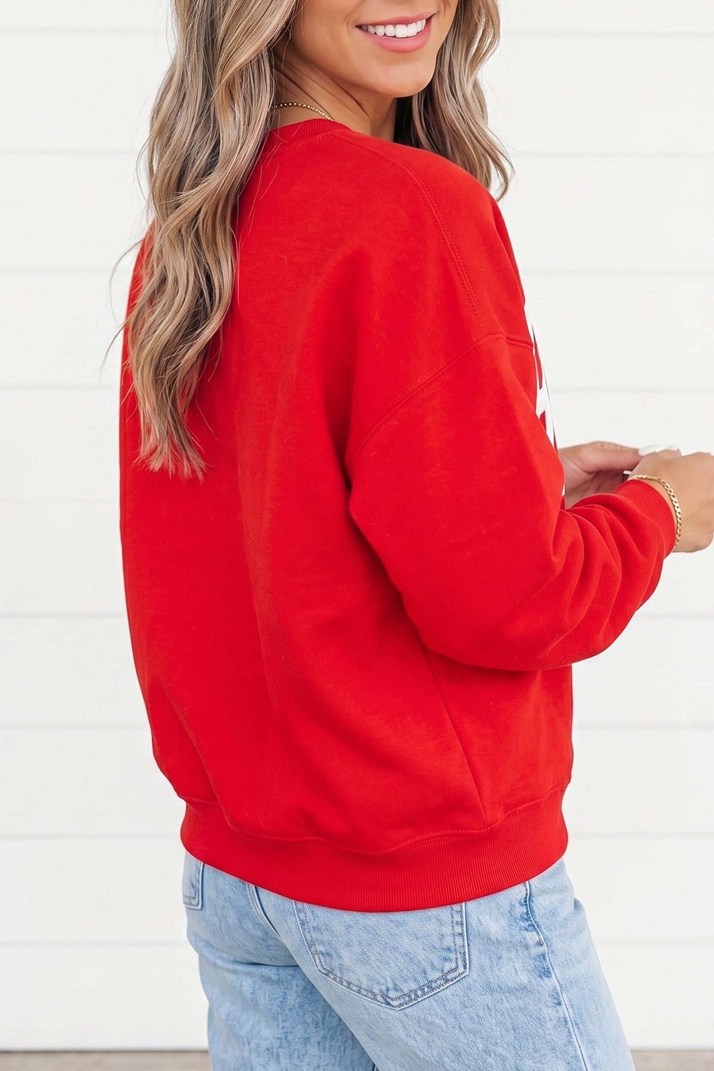 GAMEDAY Embroidered Patch Sweatshirt