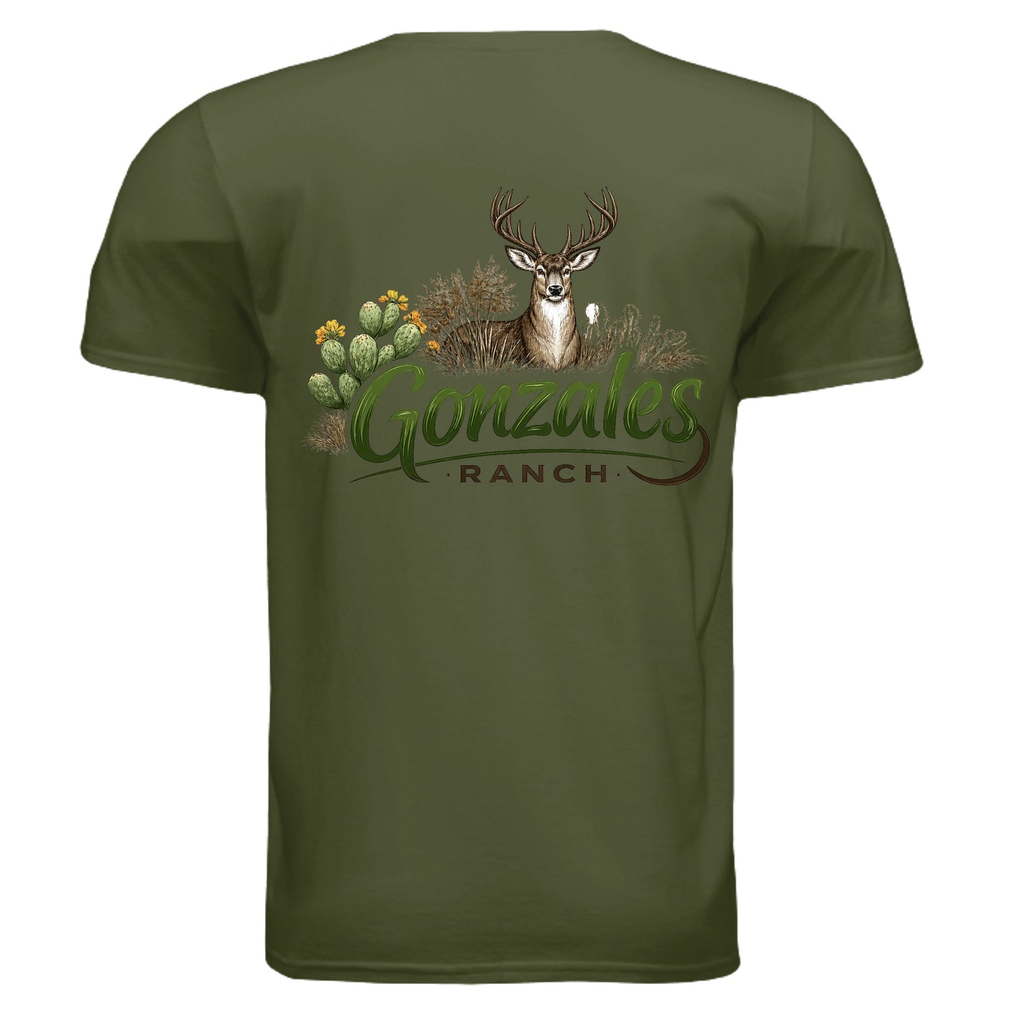 MILITARY GREEN - G640 - BACK