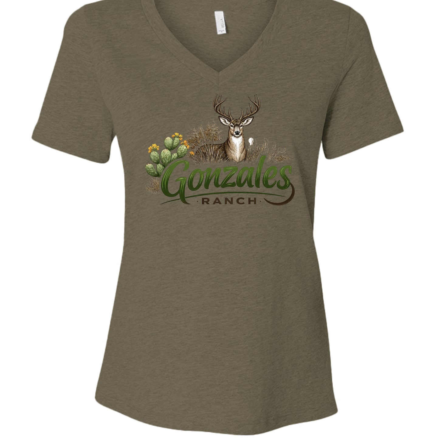 Heather Olive - 6405CVC - FRONT