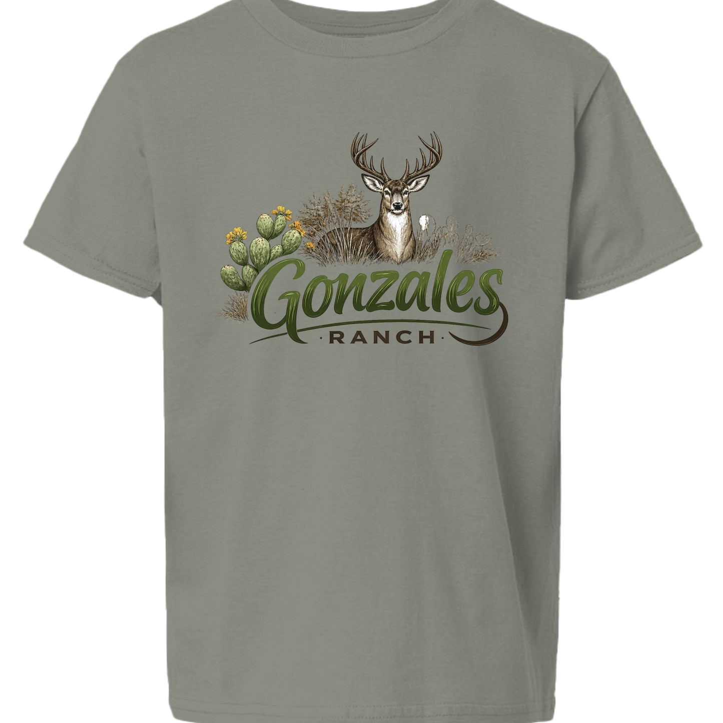 Heather Military Green - G640B - FRONT