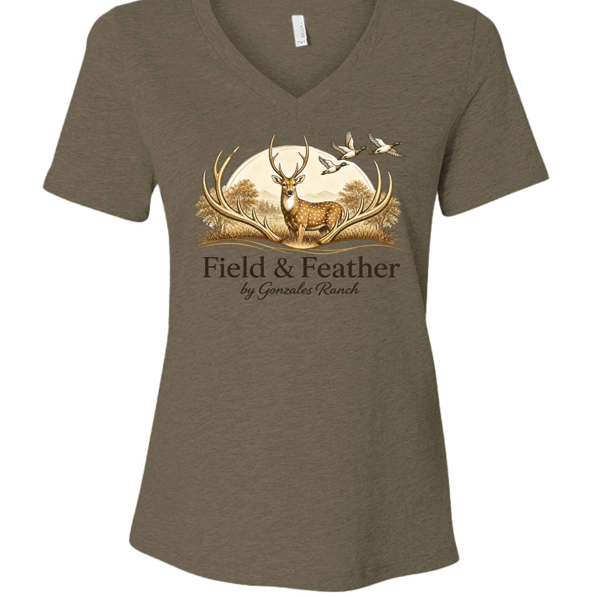 Heather Olive - 6405CVC - FRONT