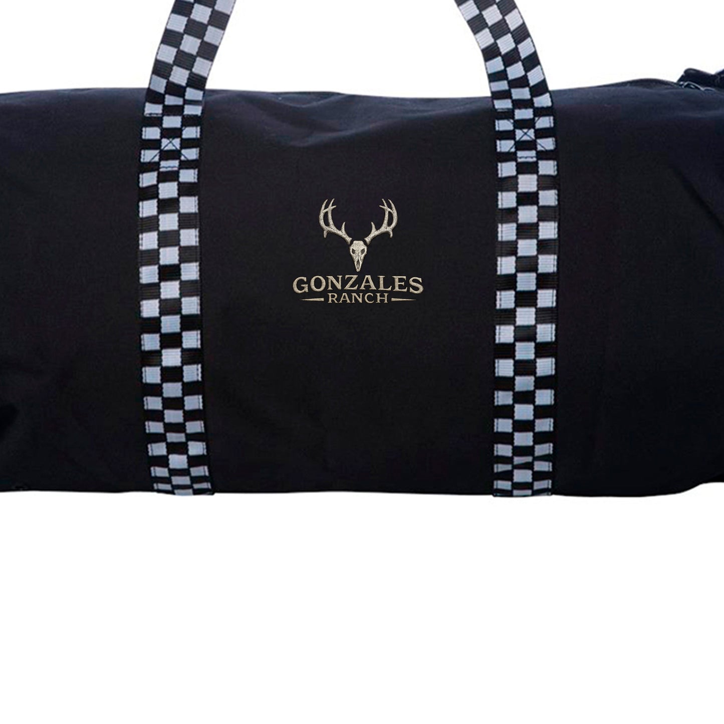 Black/ Checker Strap - INDDUFBAG - BACK